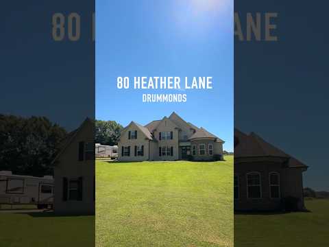 80 Heather Ln, Drummonds, TN home video tour