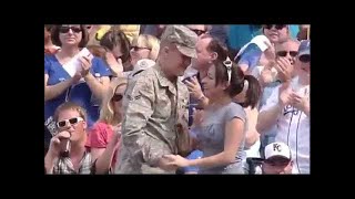 U.S. Soldier Suprises and Proposes to Girlfriend at Atlanta Braves Baseball Game
