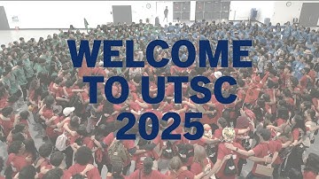 Welcome to the fall 2025 term at UTSC!
