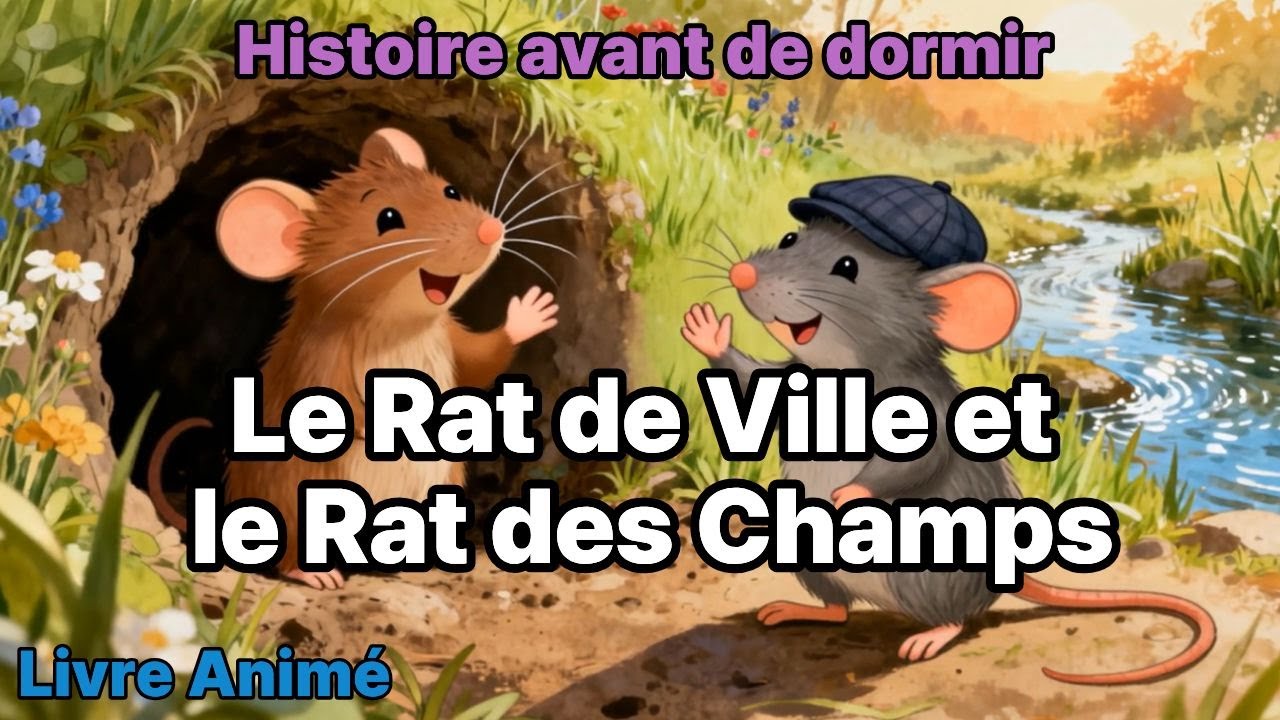 [ Histoire avant de dormir ] Le Rat de Ville et le Rat des Champs/Fable de La Fontaine