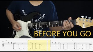 Video thumbnail of "Before You Go - Lewis Capaldi - Electric Guitar Cover + Tabs"