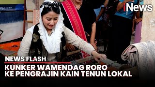 Wamendag Roro Kunjungi Pengrajin Tenun Di Lombok Siap Antar Kain Tenun Lokal Go International