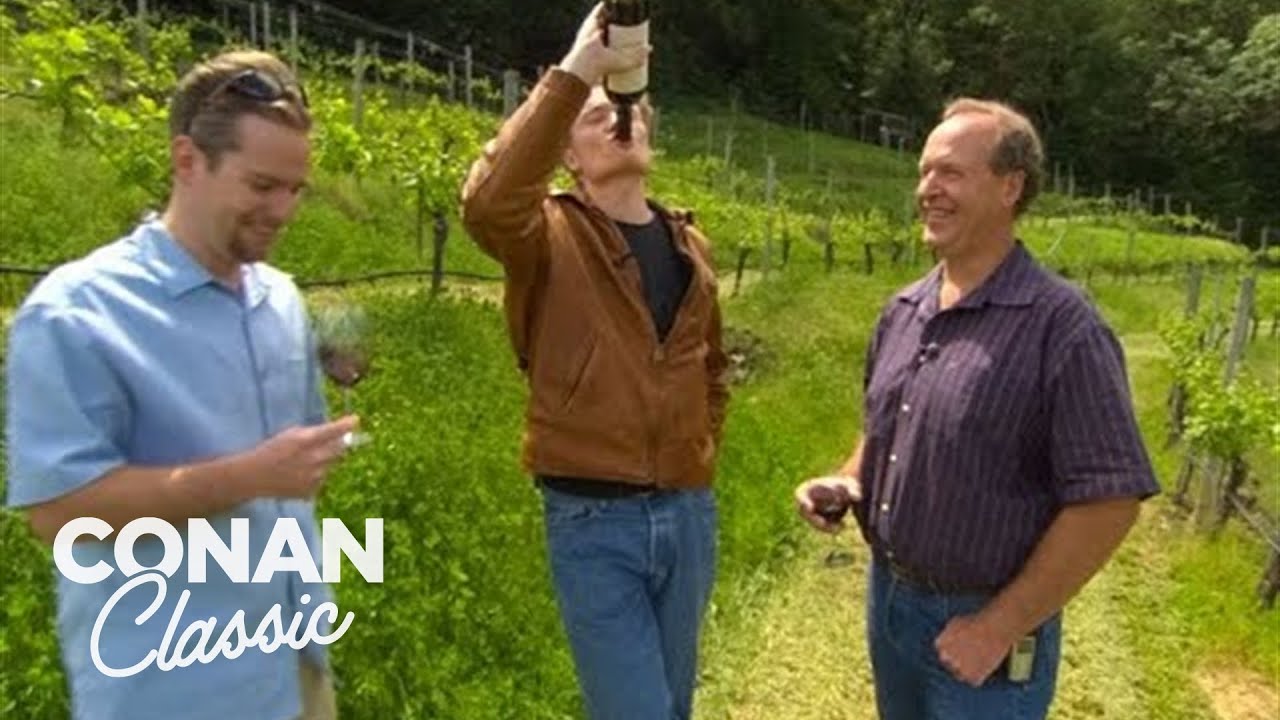 Download Conan Goes Wine Tasting In Napa Valley | Late Night with Conan O’Brien