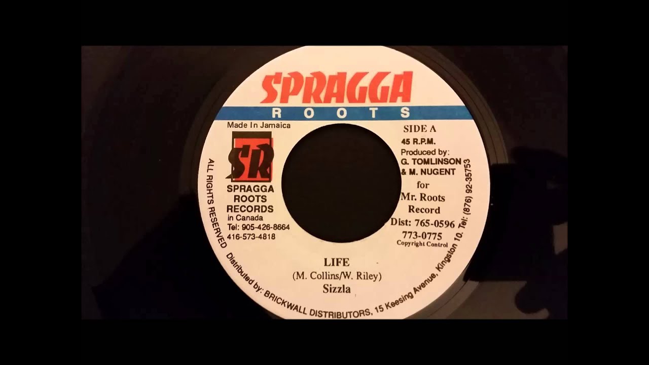 Sizzla - Life -  Spragga Roots - 7"