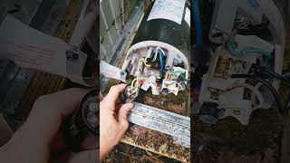 water well pump motor overheating repaired