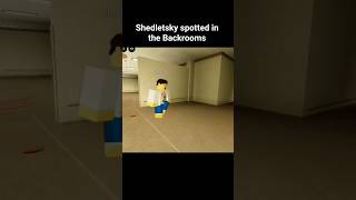 Shedletsky spotted in the Backrooms