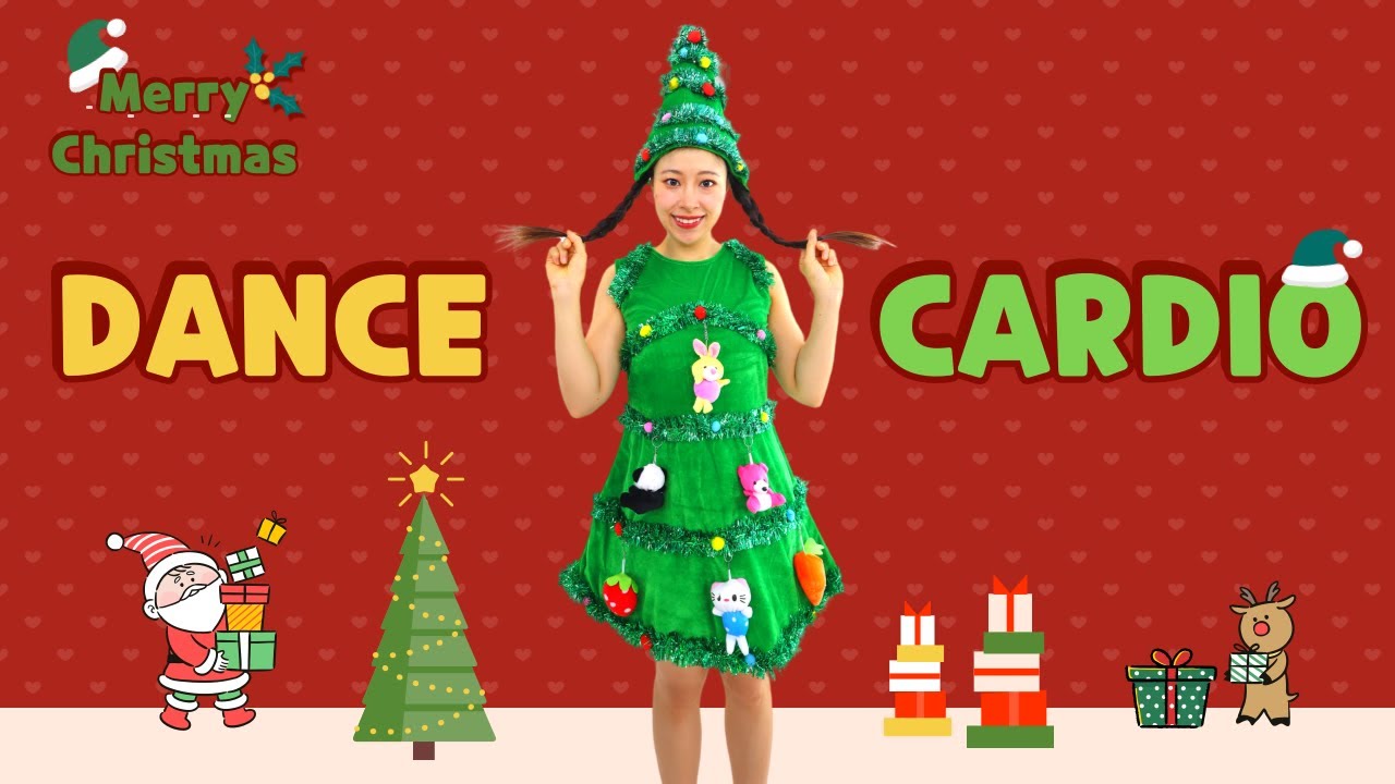 10Min CHRISTMAS HAPPY CARDIO DANCE WORKOUT | no equipment, no repeat