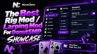 The BEST Rig & Larping Mod for DonutSMP! | Nova Client Showcase