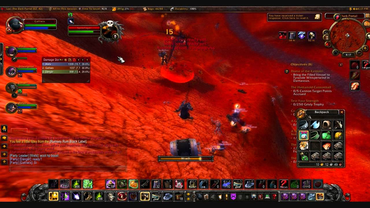 Level 5 Twinks Vs. Level 55 rare SpiteFlayer