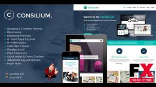 Preview JM Consilium - Responsive Joomla Template TForest