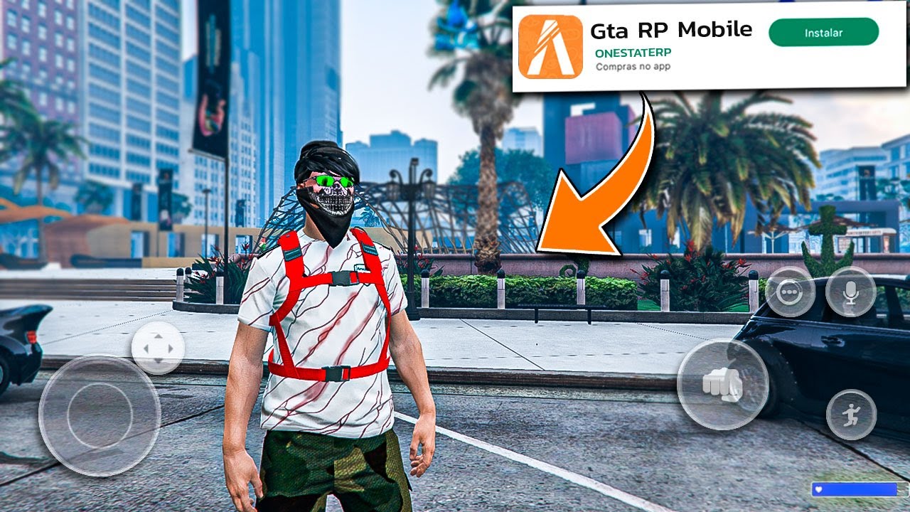 COMO JOGAR GTA RP NO CELULAR 2022 EM ANDROID E IPHONE (CIDADE ALTA