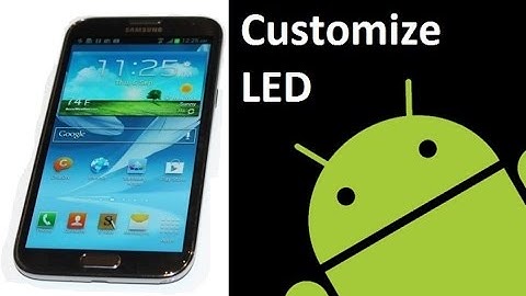 How to manage all the LED Notification Lights - Light Manager - Android App