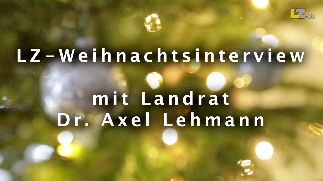Das große LZ-Weihnachtsinterview: Das sagt Landrat Dr. Axel Lehmann zu Corona in Lippe