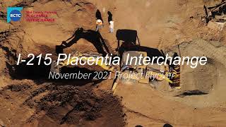 I-215 Placentia Interchange Drone Footage - November 2021