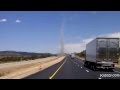 Driving Through a Dust Devil at 75 MPH