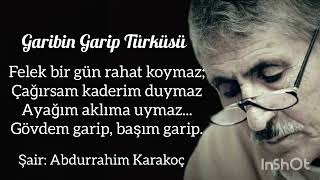 Abdurrahim Karakoç / Garibin Garip Türküsü Resimi