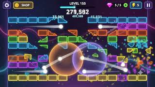 Neon Smash - Brick Breaker screenshot 1