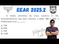 EEAR 2025.2 - A média aritmética de cinco números é 736.Acrescentando‐se mais dois números, a saber,
