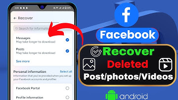 How To Recover Deleted Posts/Photos/Videos on Facebook | Facebook Data Recovery 2024
