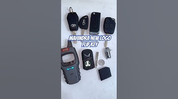 Mahindra New Logo All Models flip Key | #mahindra #thar #scorpio #modified #keys