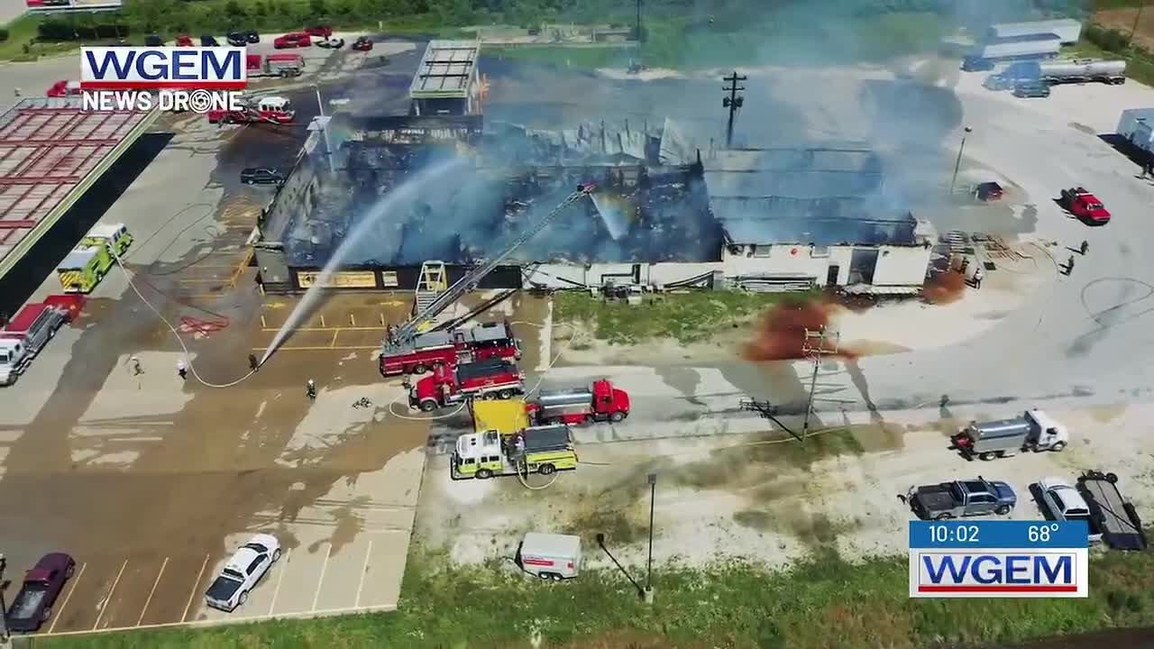 Fire destroys Haymakers store in West Quincy, crews battle blaze for hours