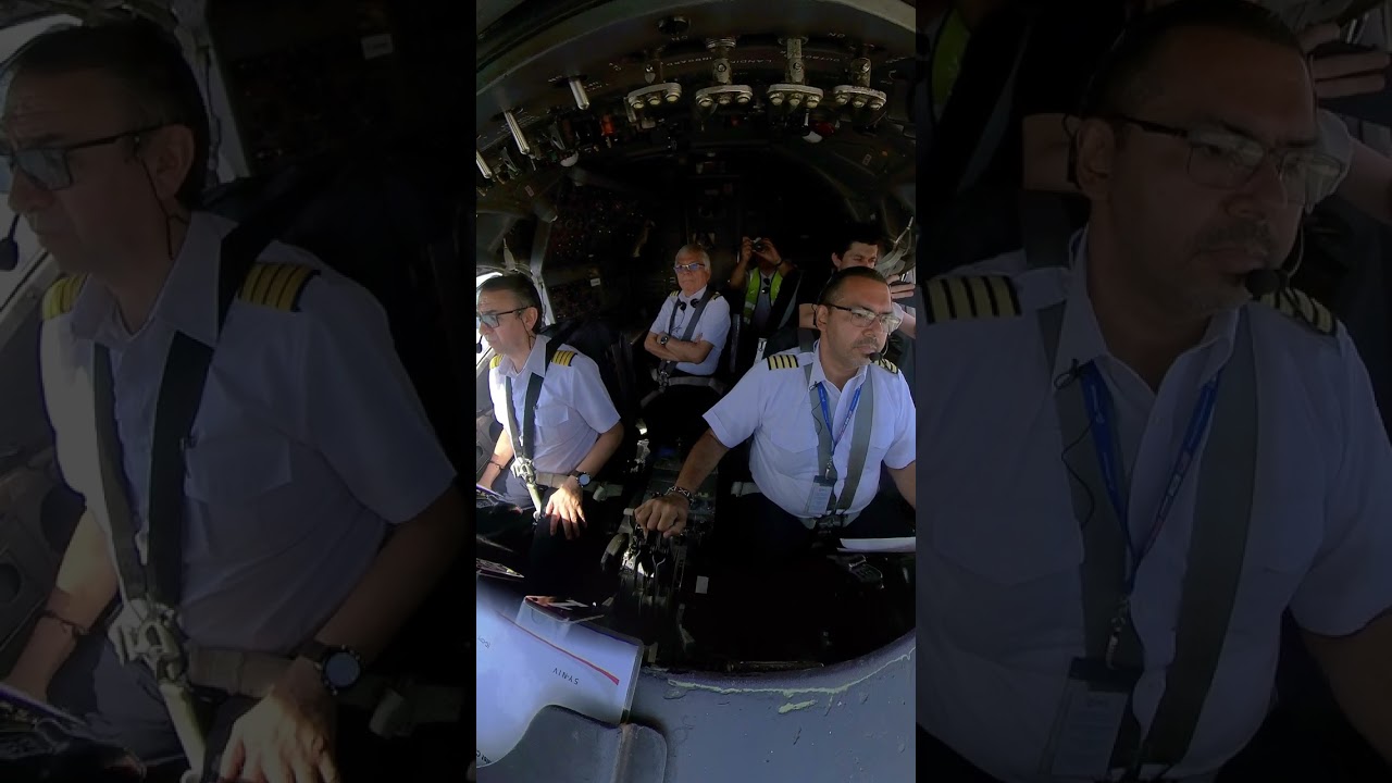 Crazy Hard Landing on Boeing 727