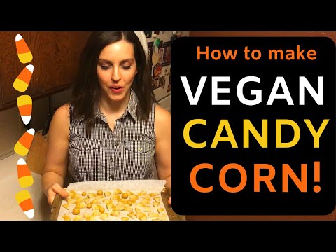 How to Make Vegan Candy Corn Vegan Fall Recipe