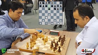 Nakamura vs Bassem  Positional Destruction in the King's Indian Defense | World Rapid 2022 Round 4