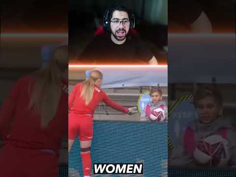 الفرق بين البنات والرجال بكرة القدم