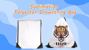 Sublimation Polyester Drawstring Bag