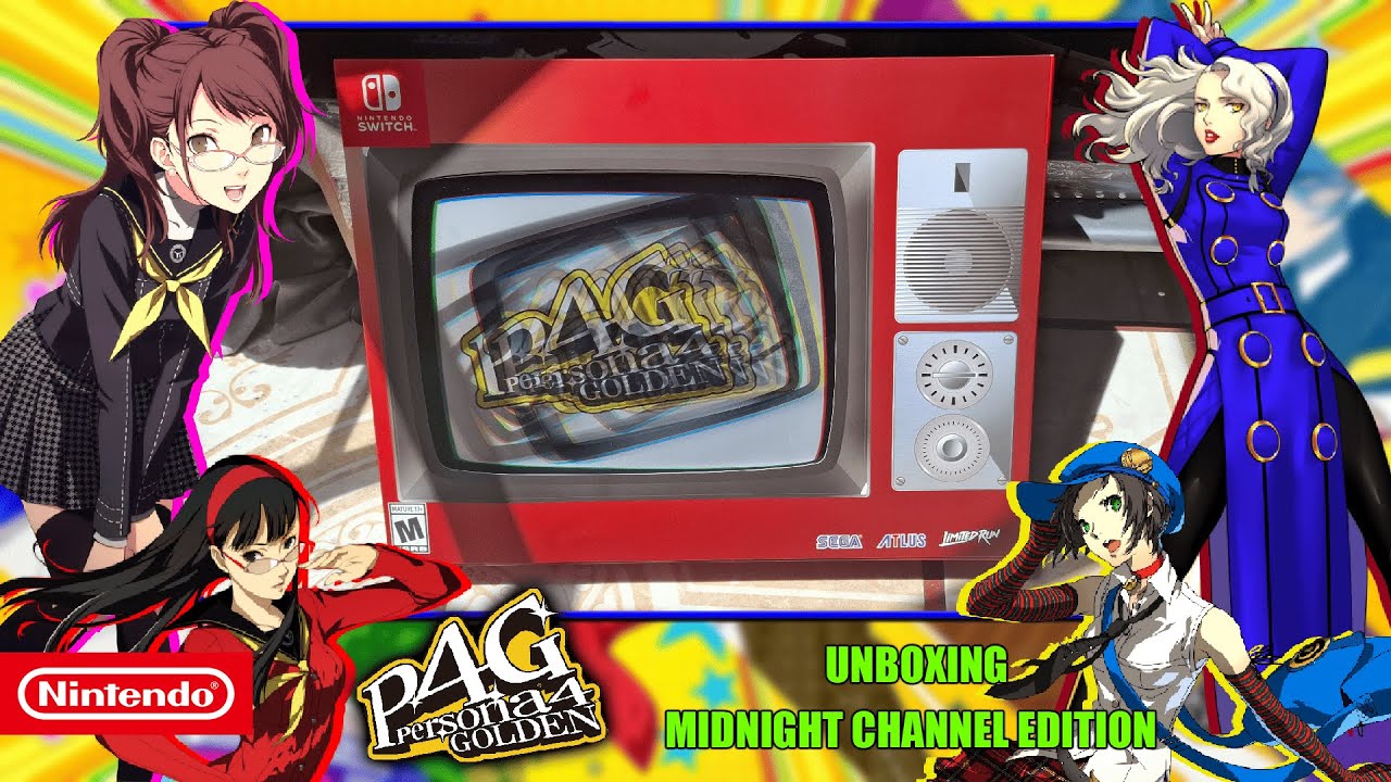 Unboxing Persona 4 Golden Midnight Channel Edition | Nintendo