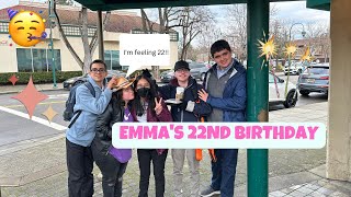 EMMA'S 22ND BIRTHDAY ~ PRE LAS VEGAS ~ VLOG ~ SHE FEELING 22 #22ndbirthday