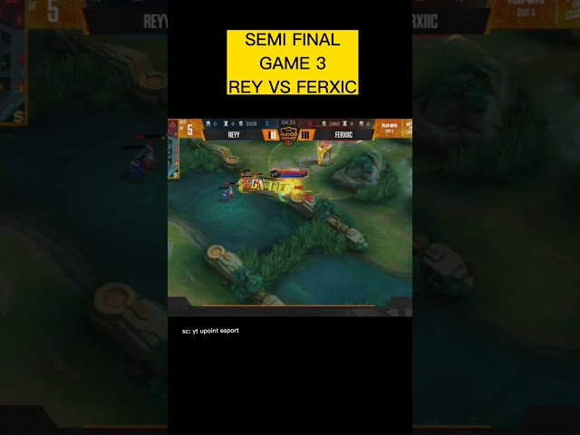 semi final rey vs ferxiic GAME 3 by one lancelot 1vs 1 #ferxiic #reylancelot class=