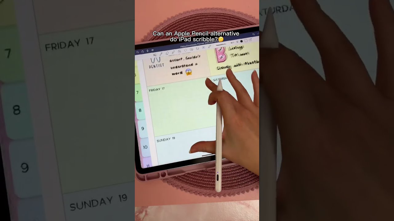 Can An Apple Pencil Alternative Do IPad Scribble Accessories