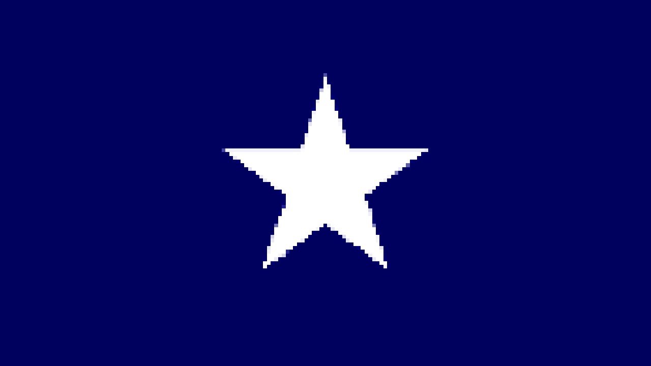 Bonnie Blue Flag 8 Bit