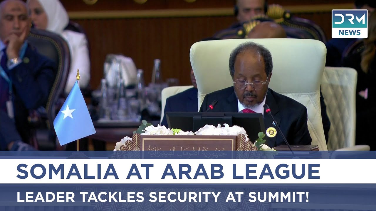 Somali President Hassan Sheikh Mohamud Speaks at Arab League Summit in ...