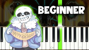 Undertale - Determination Theme - VERY EASY Piano Tutorial