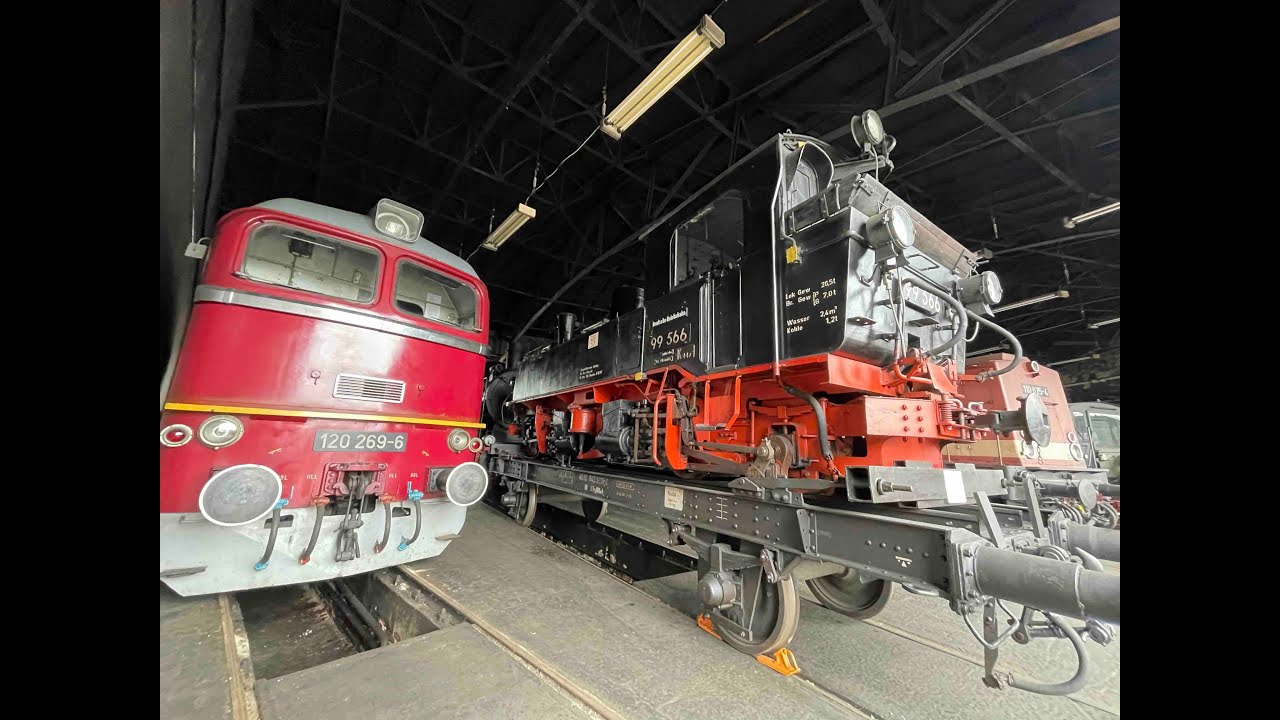 Chemnitz -  železniční muzeum - fotografie