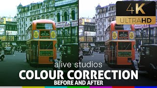 Cine Film colour correction before and after (remastered in 2022) by Alive Studios 460 views 1 year ago 1 minute, 16 seconds