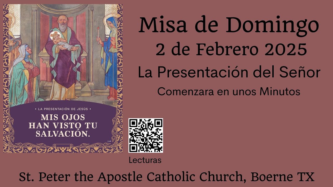 Misa de Domingo 2 de Febrero de 2025 - YouTube
