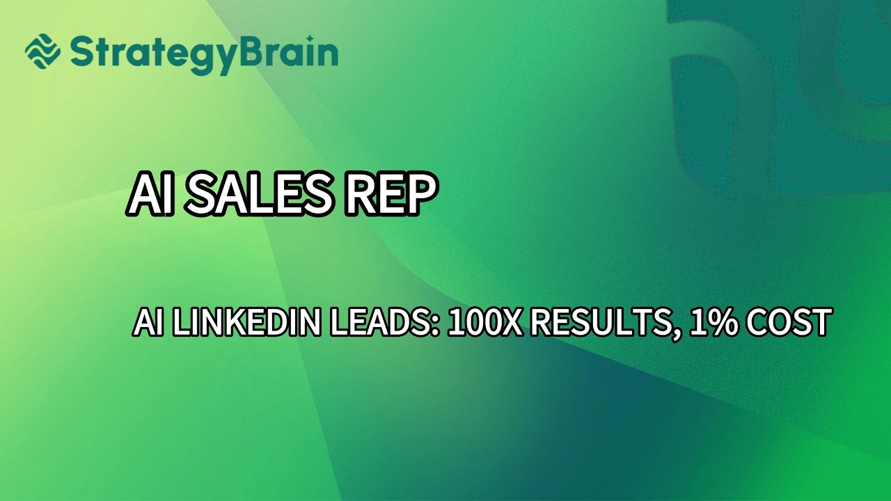 Revolutionize Lead Generation with AI Sales Rep | 100x Faster, 1% of the Cost!