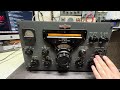 Collins 75 A-4 receiver in for a check up from the Bob Heil estate auction￼