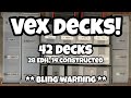 Vex decks  42 decks 28 edh 14 constructed  bling warning  mtg  foils  collecting