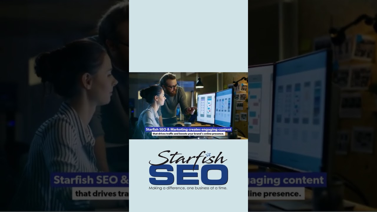 For engaging content and increased traffic to your site, Starfish SEO & Marketing can help
