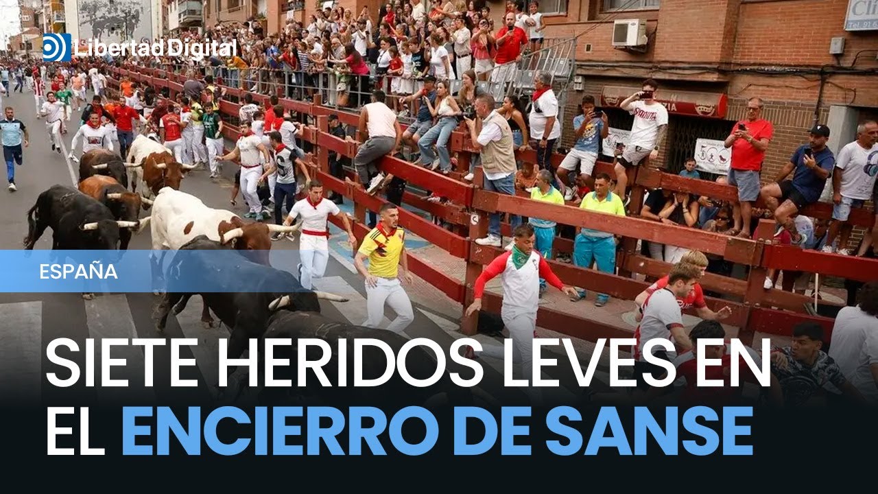 Siete heridos leves en el primer encierro de San Sebastián de los Reyes