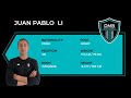 Juan pablo li gk soccer recruiting  fall 2024