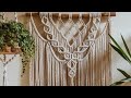 ديكور للحائط جداريه مكرميه معلقه Wall Hanging خطوه بخطوه 