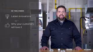 ecobee | SmartThermostat Pro with voice control | Features and benefits
