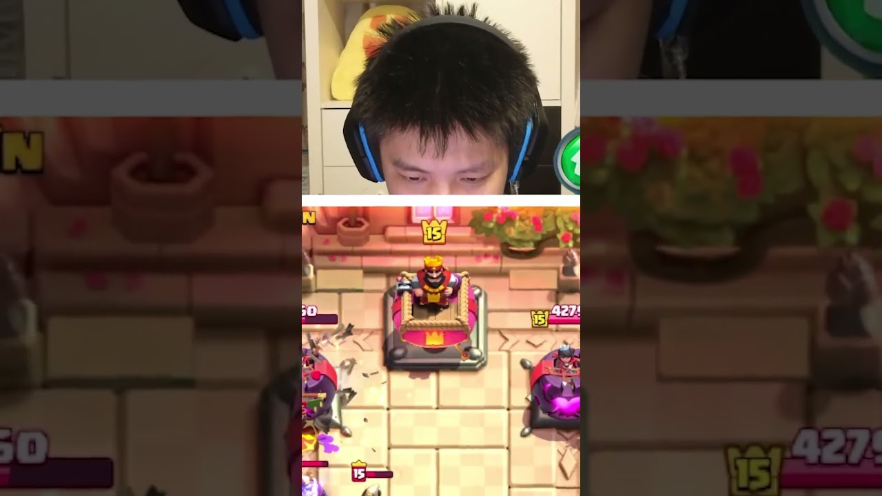 Epic Defense And Comeback #clashroyale  #clashroyaleshorts  #shorts