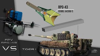 What If Fpv Drones Were Introduced In Ww2? Rpg-43 Vs Tiger I Armour Piercing Simulation